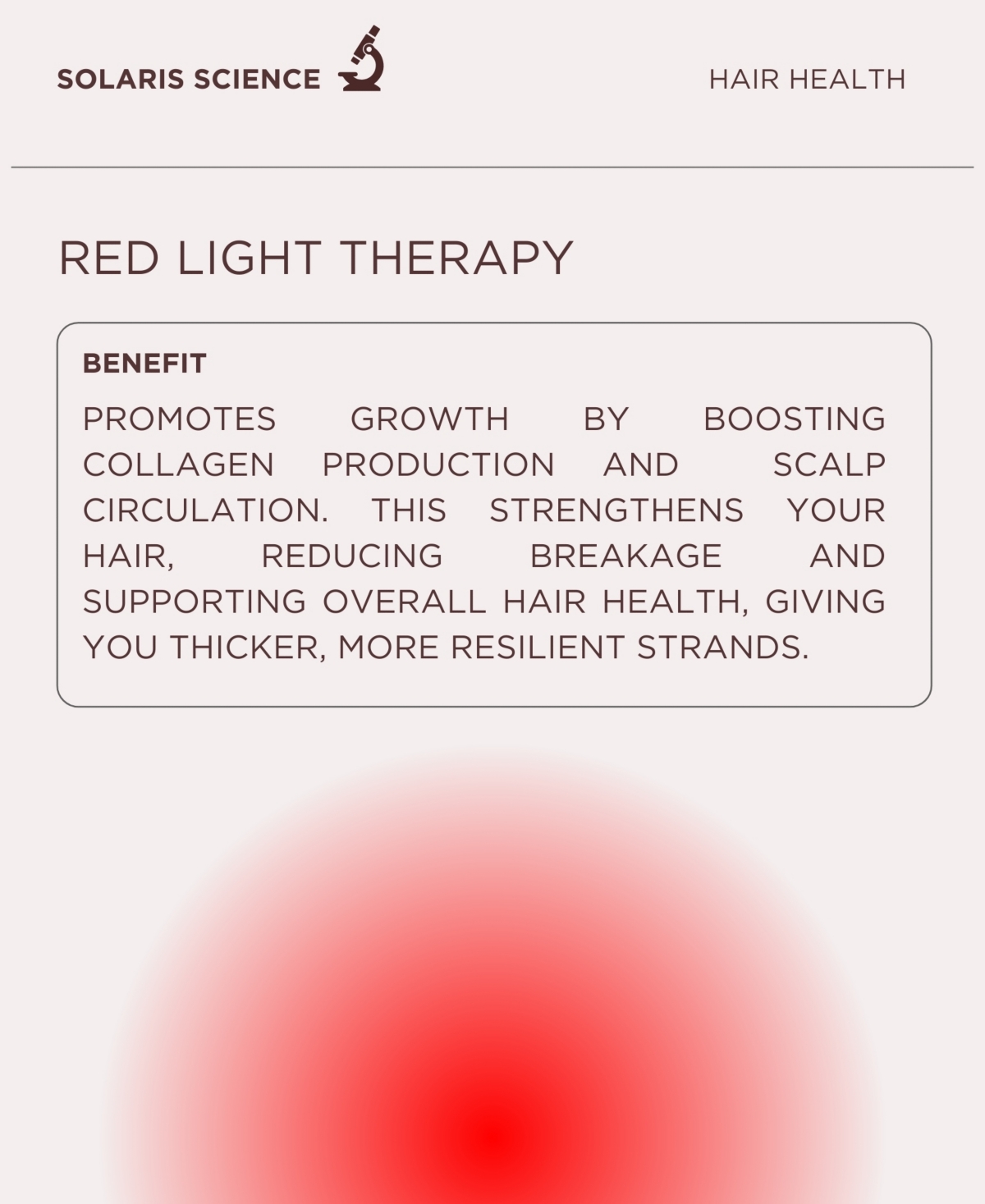 Solaris Laboratories Ny Red/blue Light Therapy Band Supporting Hair Density Growth In White