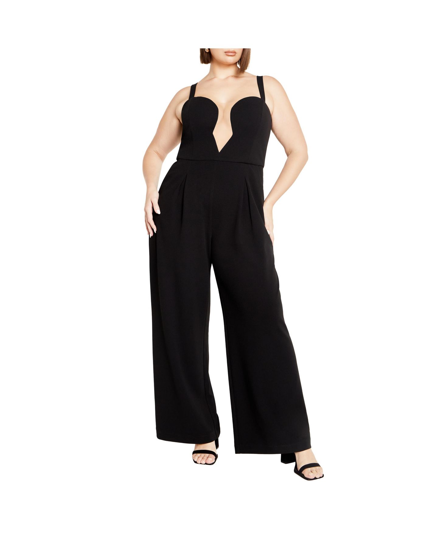 Женский комбинезон CITY CHIC Plus Size Flaunt It Jumpsuit — фото 1