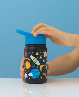 Kids Stainless Steel Water Bottle with Straw Lid, 12oz