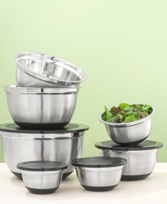 Stainless Steel Mixing Bowls with Lids Set of 7