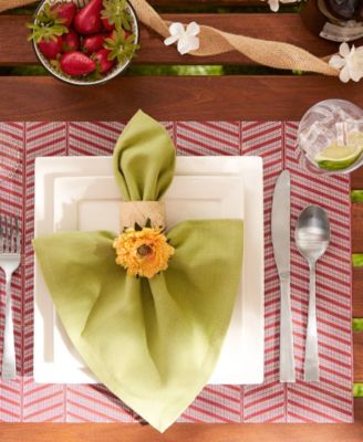 Textured Twill Weave Placemat Set of 6