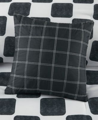 Miley Checkered 4-Pc. Comforter Set, Twin/Twin XL