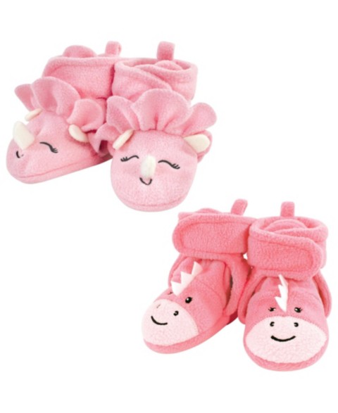 Детские Hudson Baby Baby Girls Hudson Fleece Booties