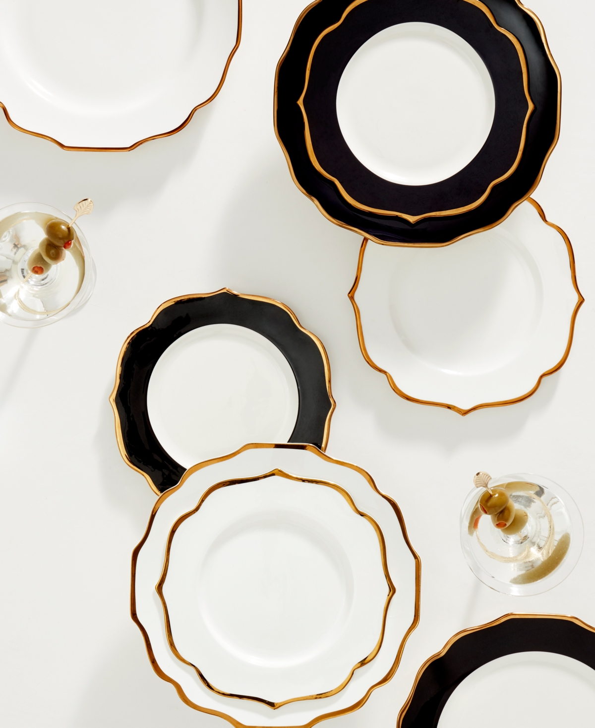 Lenox Set Of 4 Contempo Luxe Accent Plates In White
