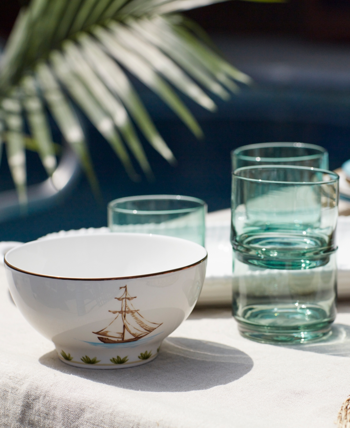 Lenox British Colonial Tradewind Rice Bowls, Set Of 4 In White