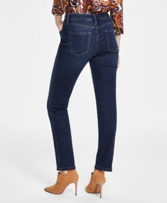 Women's Lexington Mid Rise Straight Leg Denim Jeans 
