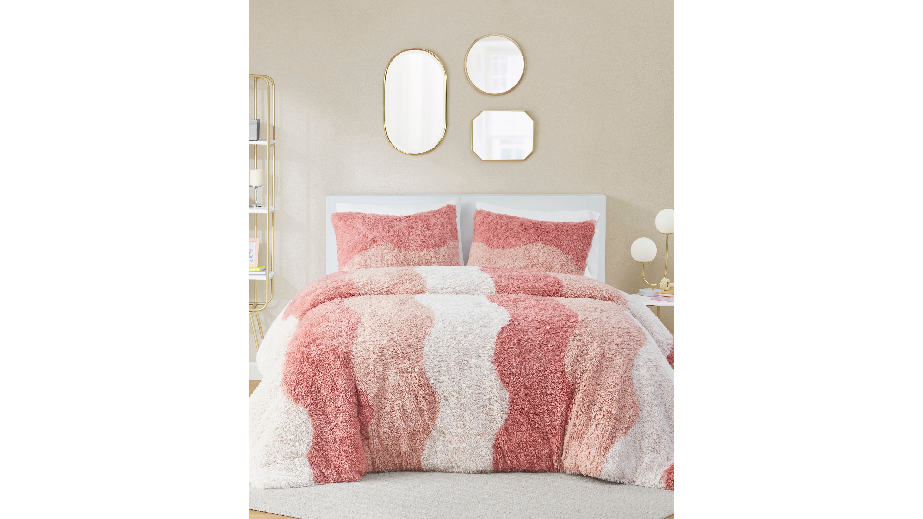Intelligent Design Cassie Faux Fur 2-Pc. Duvet Cover Set, Twin/Twin Xl