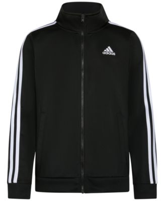 adidas Little Boys Zip Front Iconic Tricot Jacket