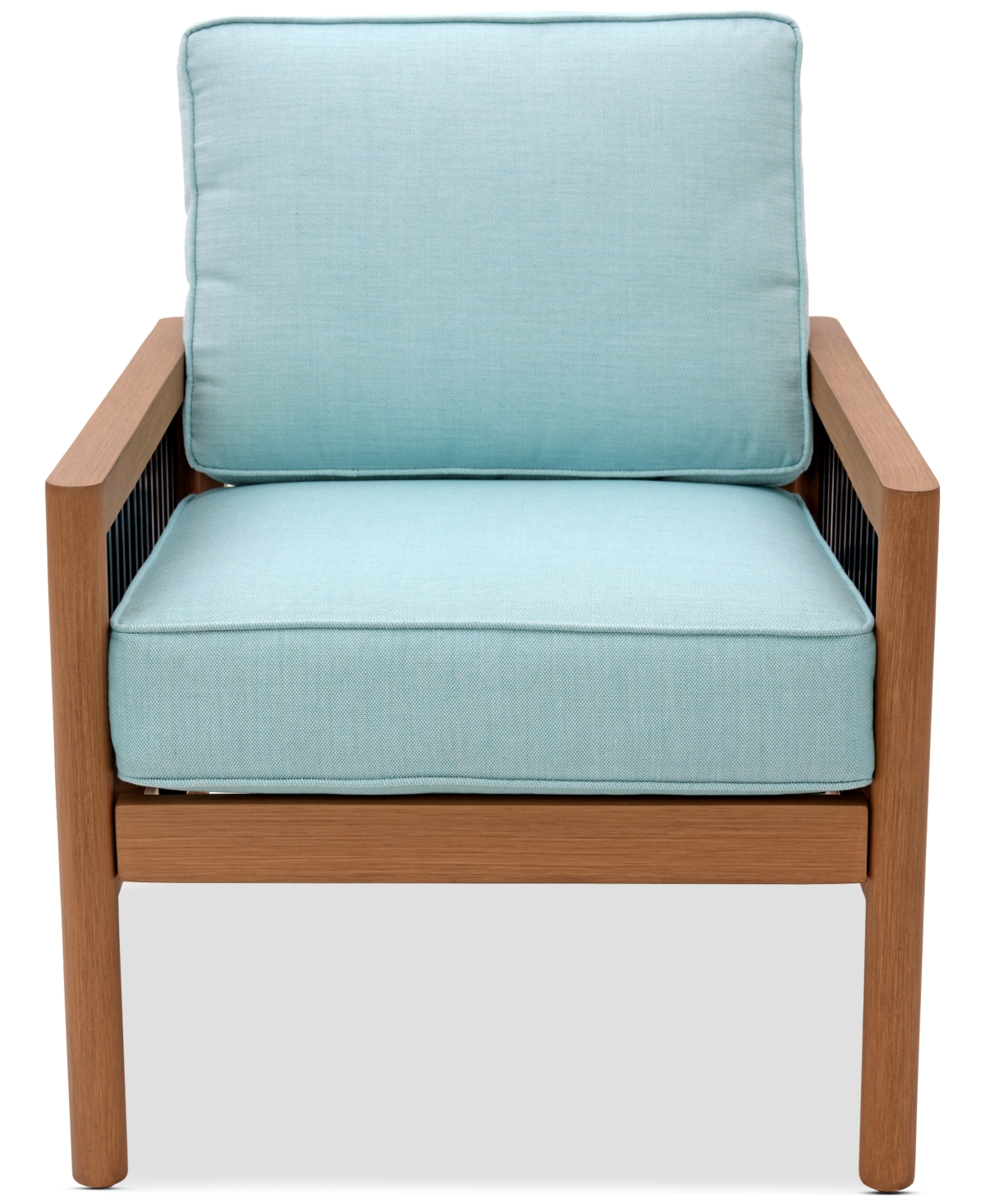 Agio Baxley Outdoor Club Chair, Created For Macys In Spa Light Blue