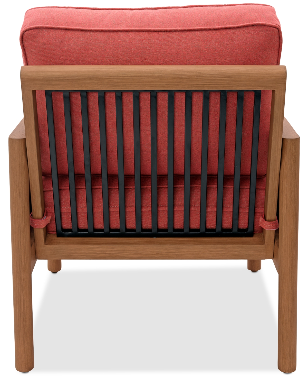 Agio Baxley Outdoor Club Chair, Created For Macys In Peony Brick Red