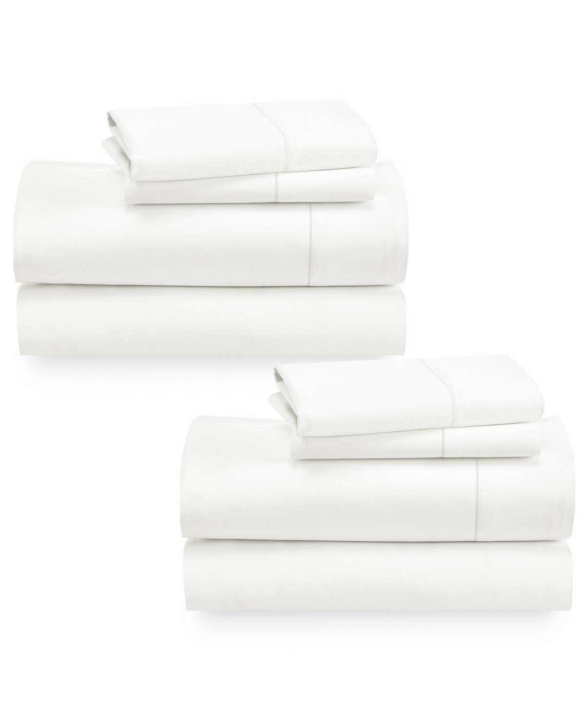 California Design Den 2-Pack Size sheet sets - 400 Thread Count 100% Cotton Sateen - Extra Soft, Breathable & Cooling Sheets, Wrinkle Resistant 2