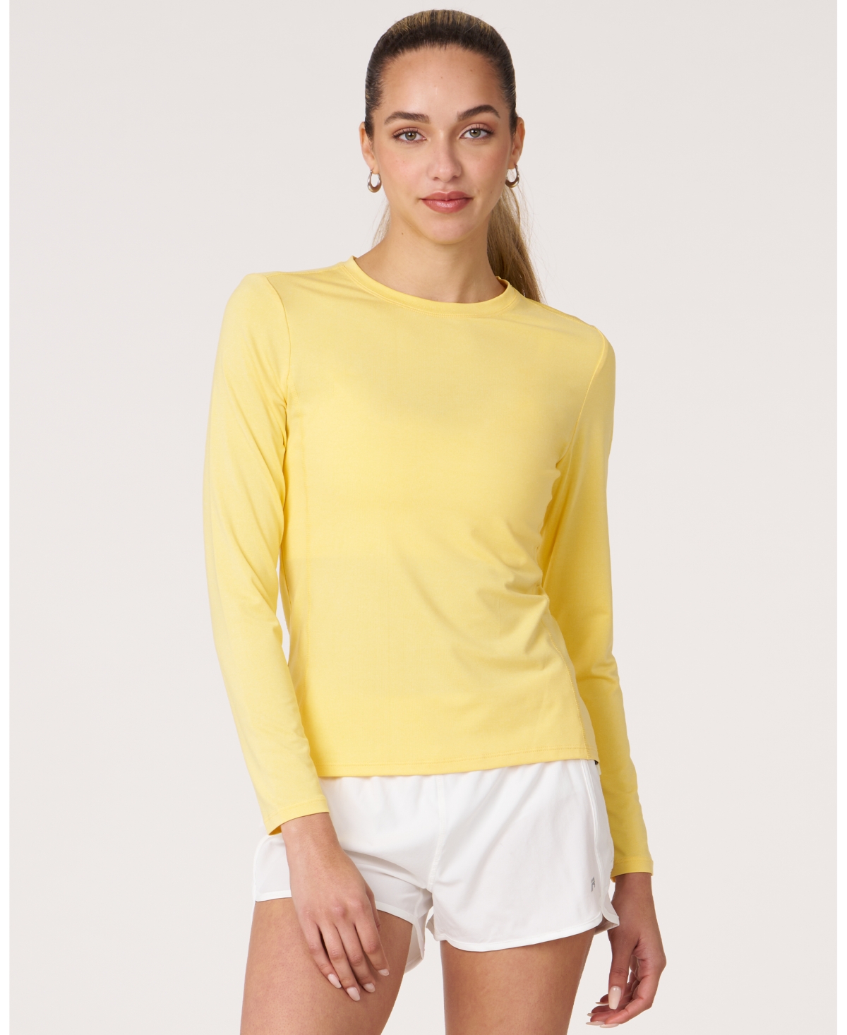 Women's To Practice Compression Long Sleeve Top - Heather yellow