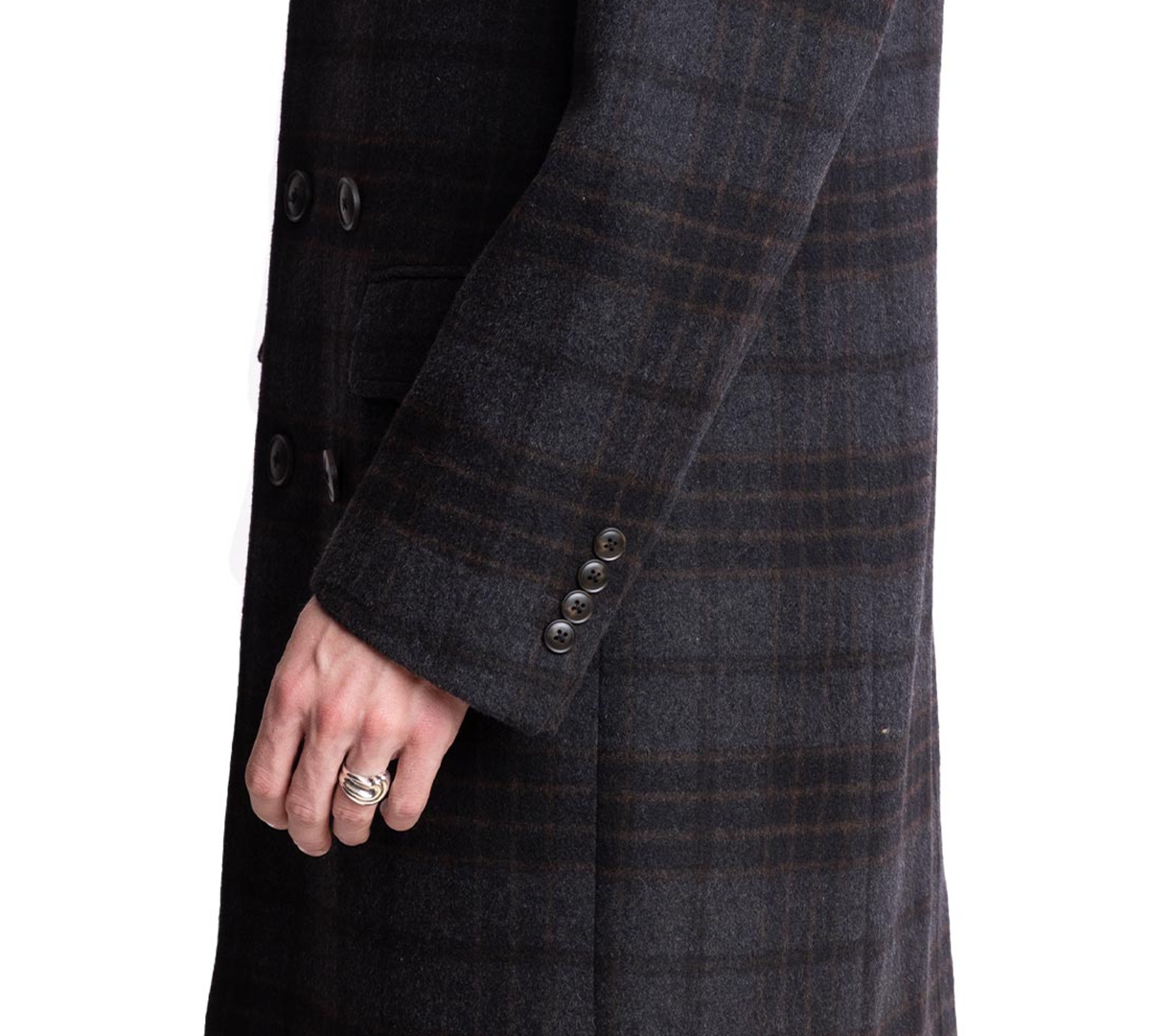 Paisley & Gray Men's Peak Double Breasted Coat