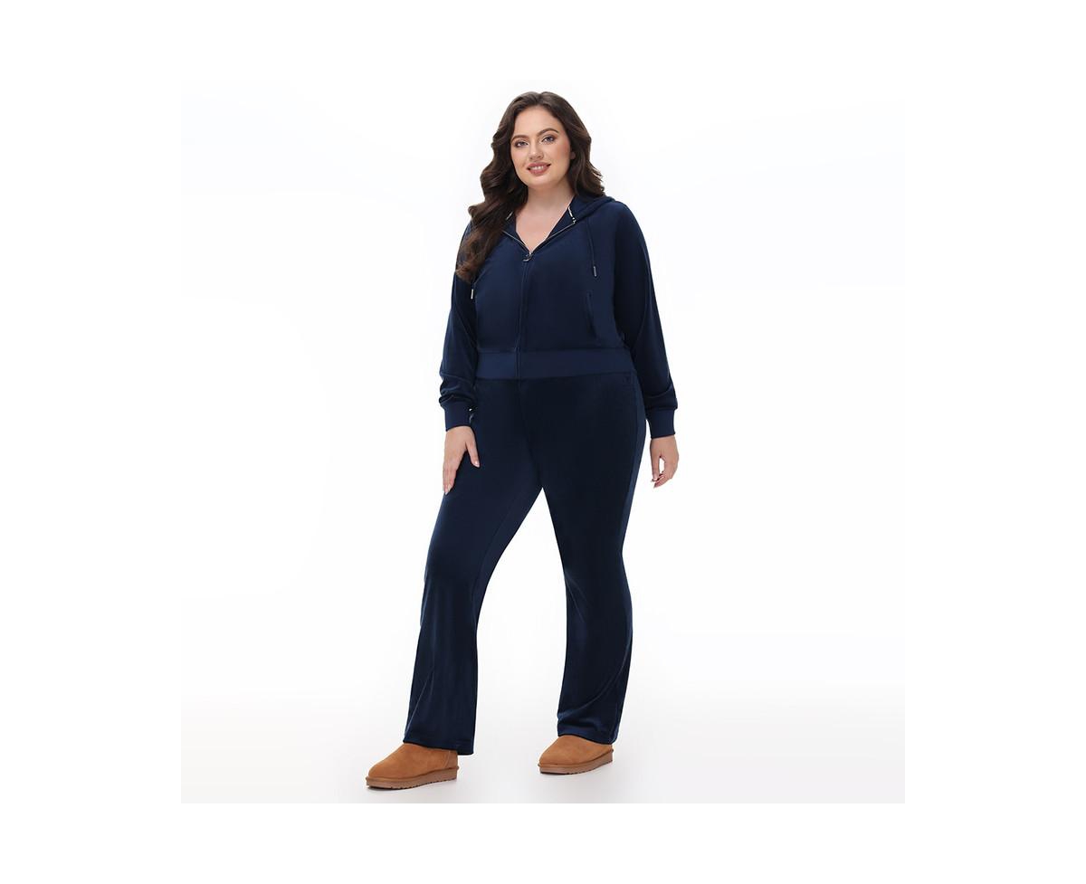 Juicy Couture Plus Size Og Big Bling Velour Track Pants