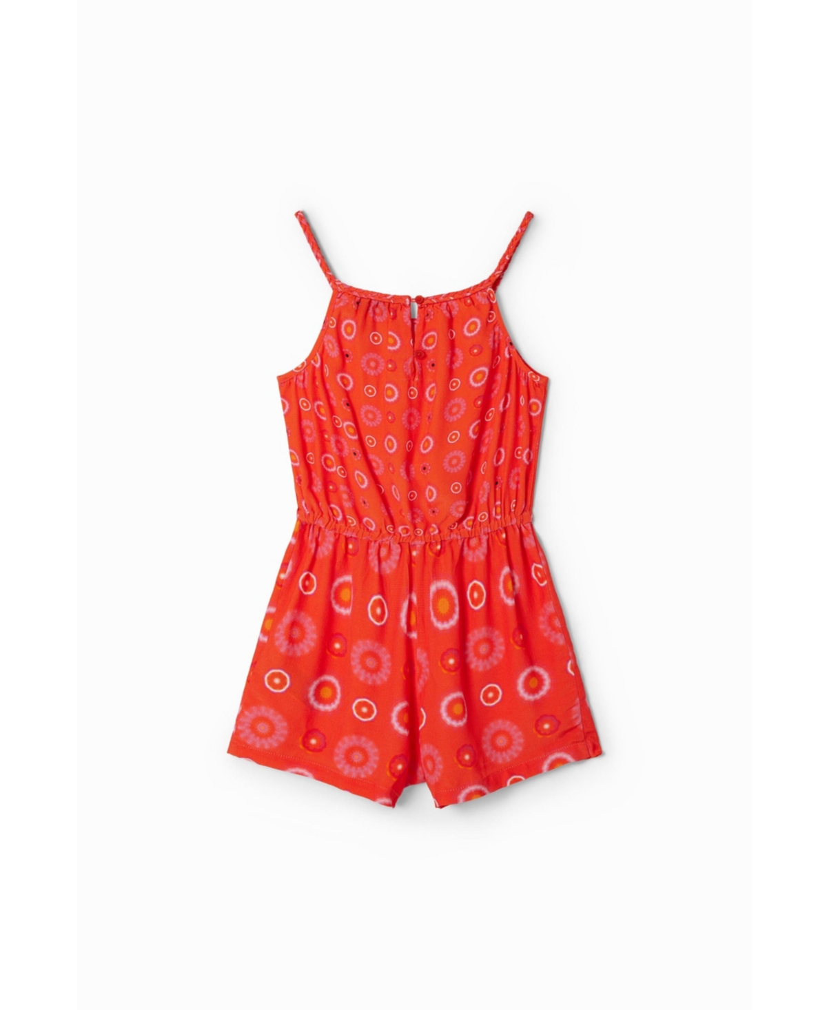 Desigual Girls Girls's Strappy geometric playsuit