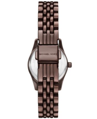 Women's Lexington Three-Hand Chocolate Stainless Steel Watch 26mm