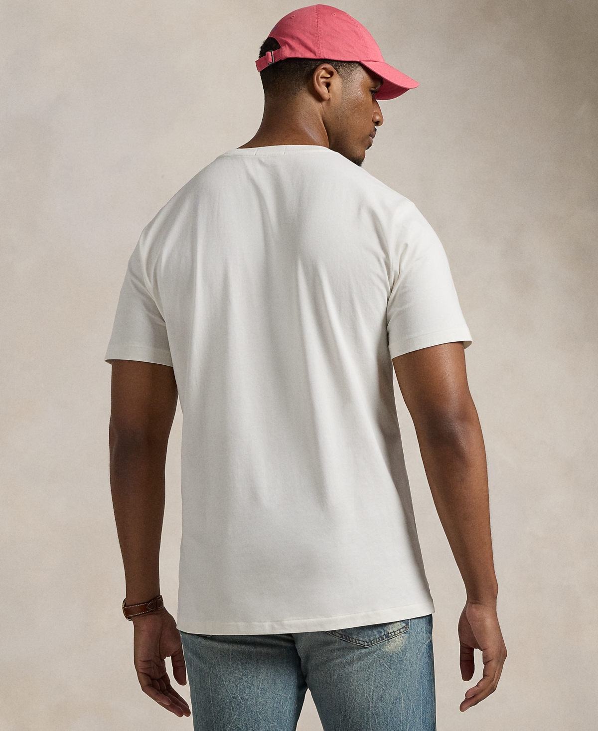 Polo Ralph Lauren Men's Big & Tall Plaid-Logo Jersey T-Shirt