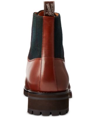 Men's Bryson Leather & Wool Cap-Toe Boot