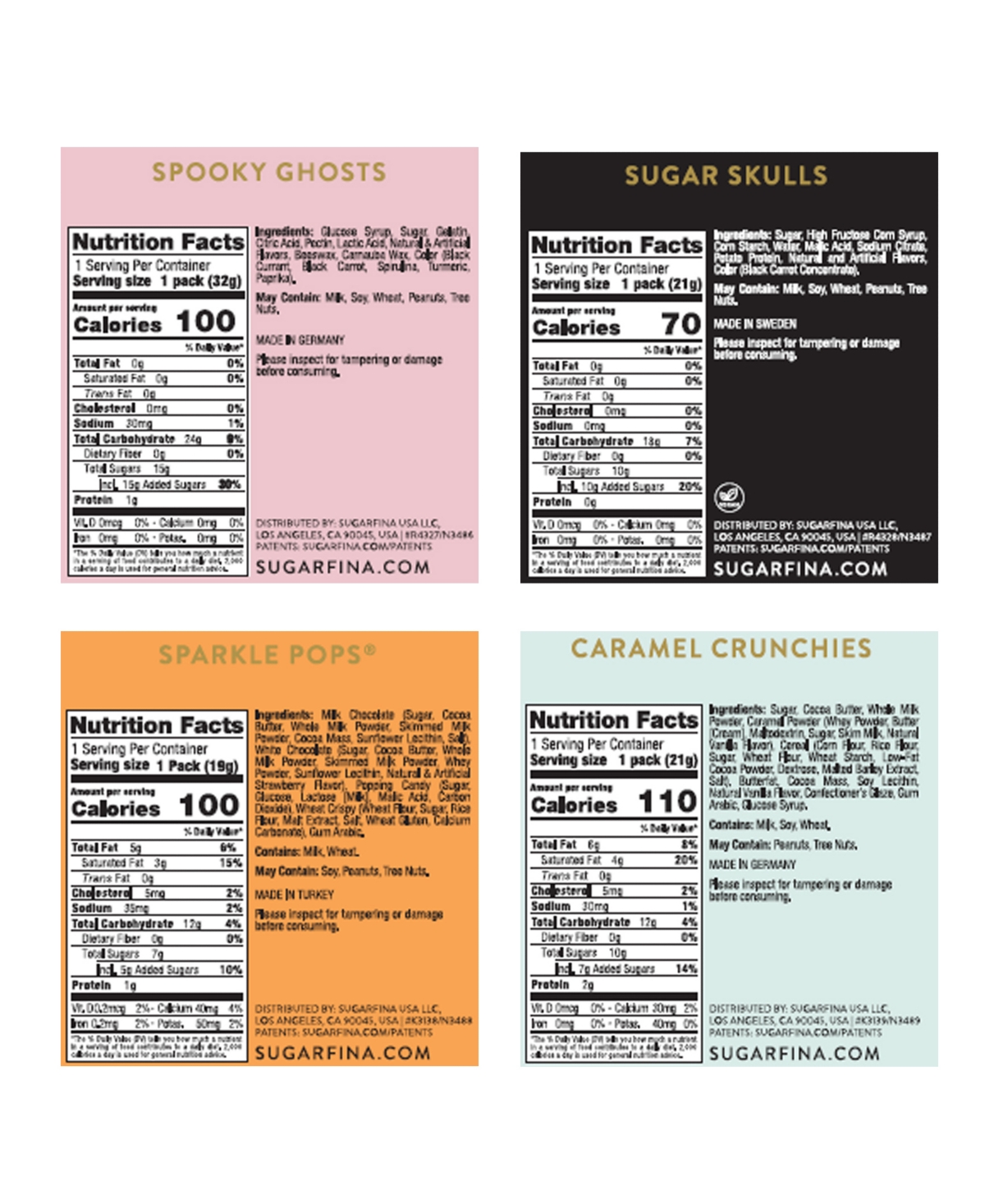 Sugarfina Halloween Candy Taster Packs, 8 Piece