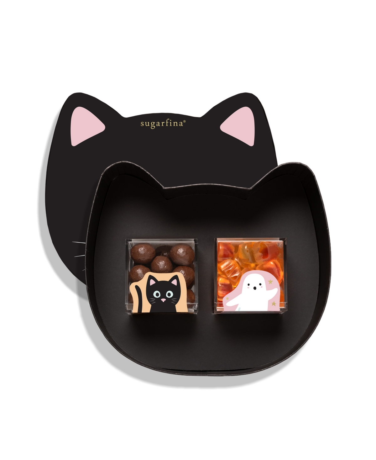 Sugarfina Black Cat Candy 2 Piece Bento Box, Pack of 2