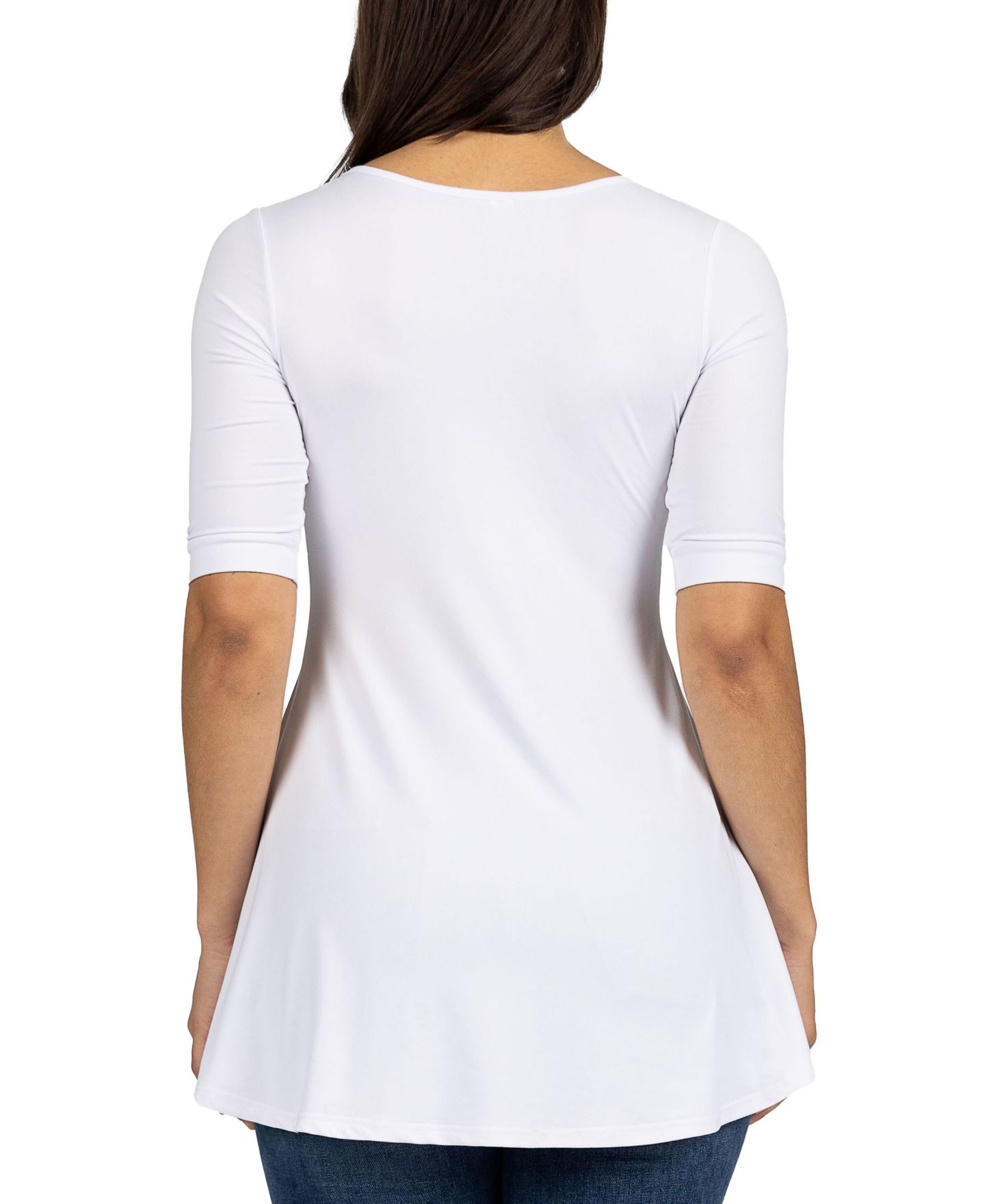 Женская туника 24seven Comfort Apparel с короткими рукавами, цвет: Чёрный — фото 5