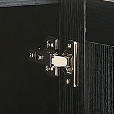 Modern Sideboard Cabinet with Unique Rattan Doors