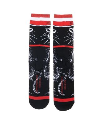 Men's Dr Seuss Cat in the Hat 360 Character Crew Socks for Men