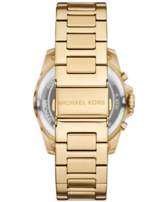 Men's Alek Chronograph Gold-Tone Stainless Steel Watch 44mm