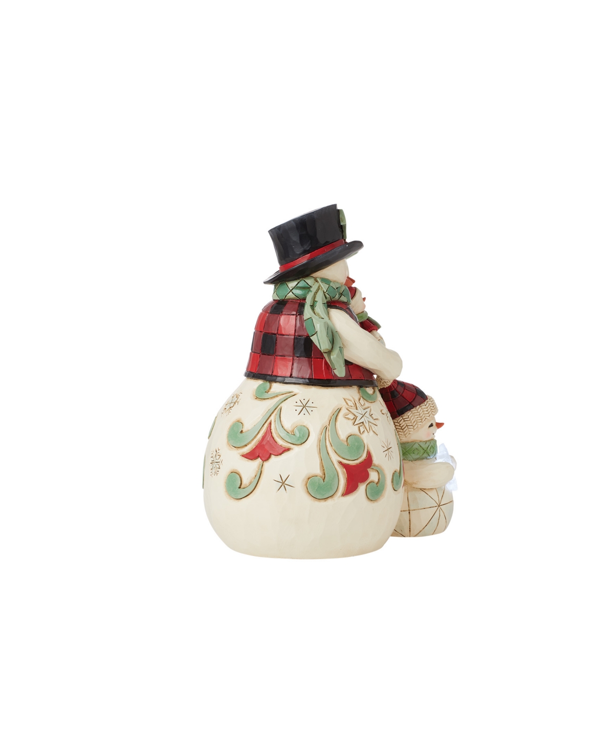 Jim Shore Highland Glen Snowmen Family Figurine In Multi