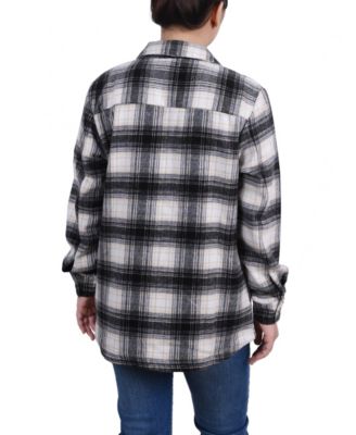 Women's Long Sleeve Twill Shirt Jacket