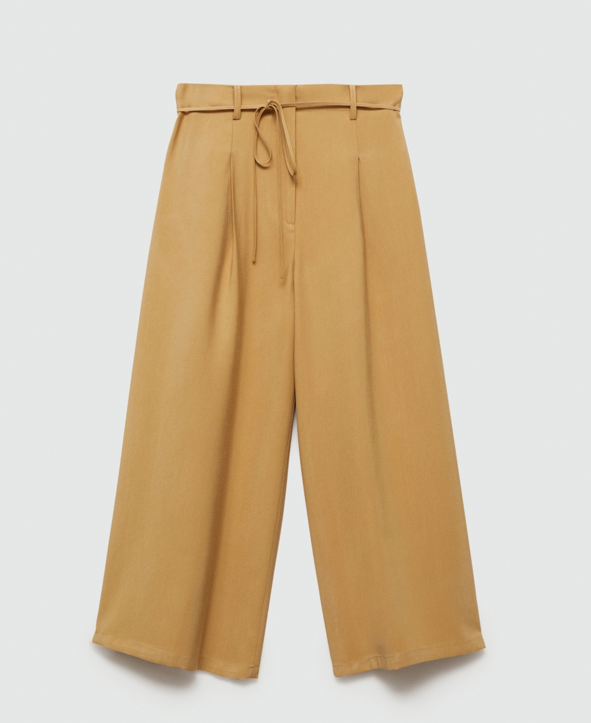 Mango Women's Tie Wide Leg Trousers