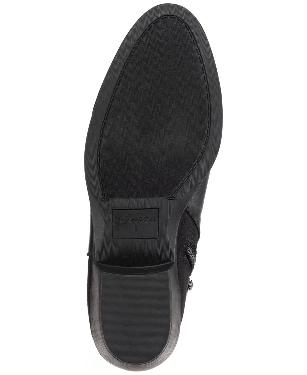 Style & Co Wileyy Womens Faux Suede Comfort Booties In Taupe2 Mc