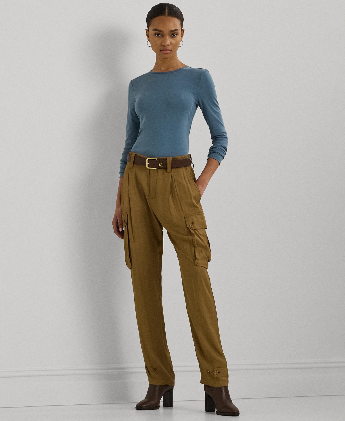 Lauren Ralph Lauren Women's Slim-Fit Crewneck Tee