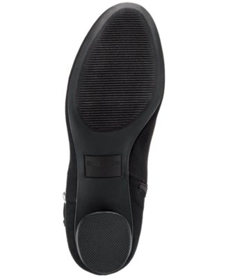 Women's Ariella Block Heel Buckle Dress Booties, Created for Macy's