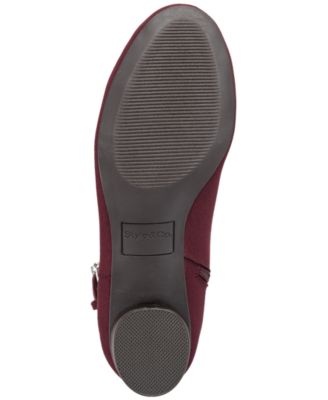 Women's Ariella Block Heel Buckle Dress Booties