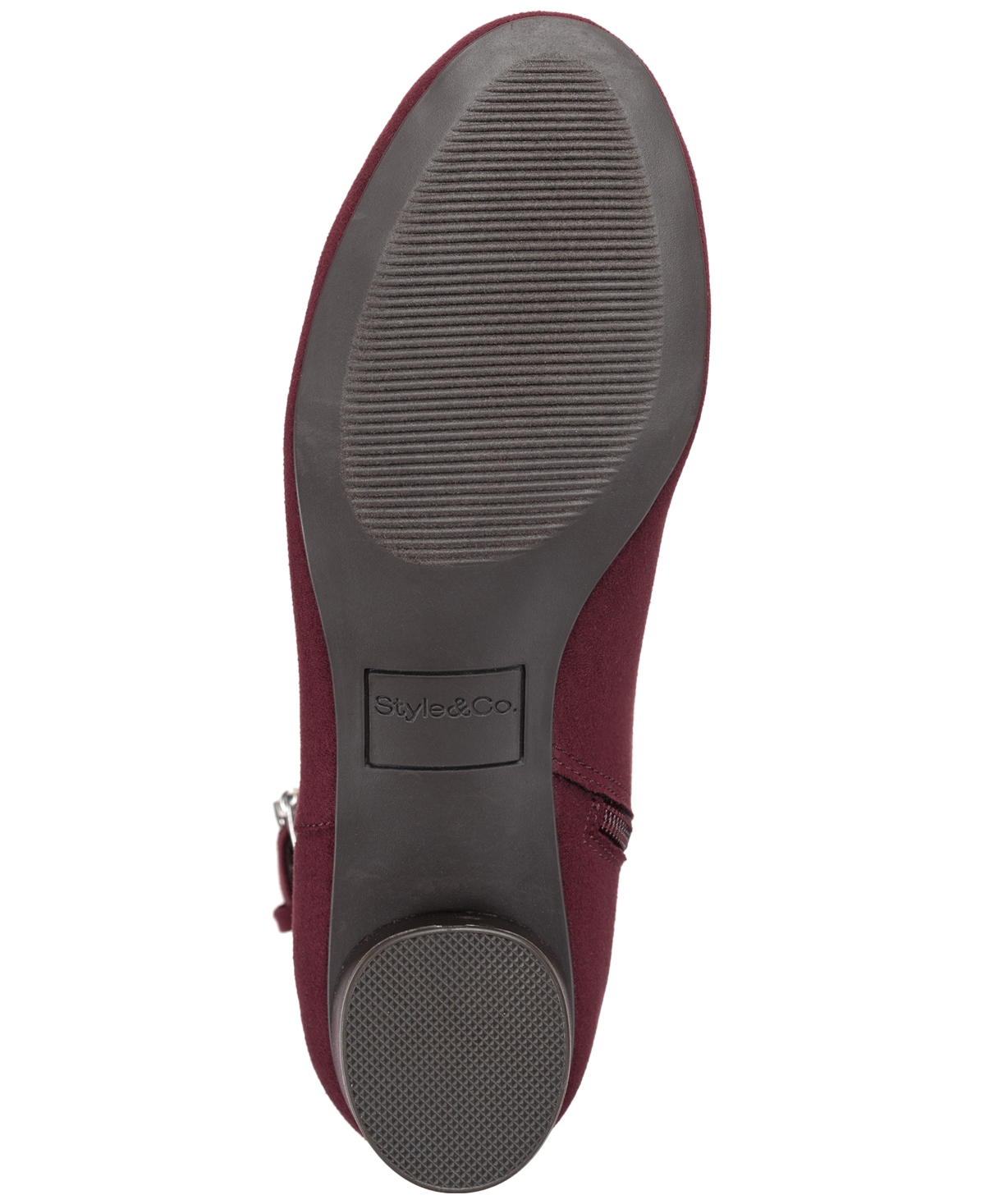 Style & Co Women's Ariella Block Heel Buckle Dress Booties, Created for Macy's