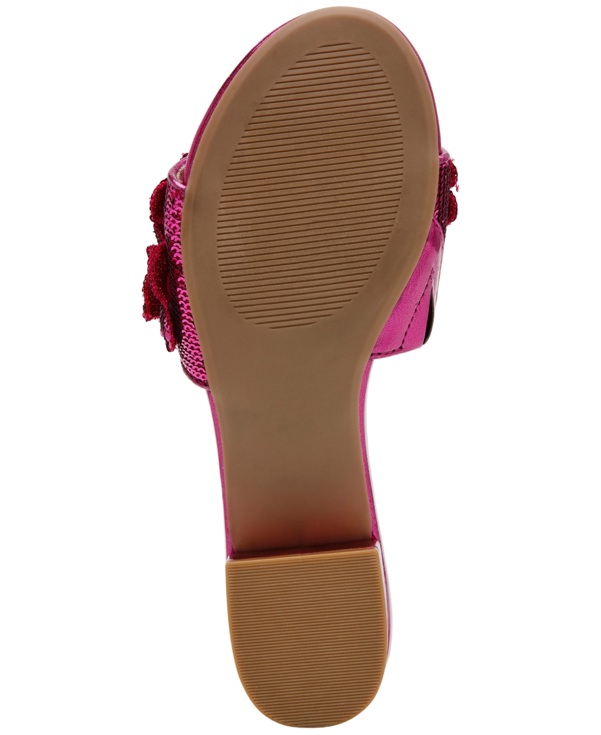 Betsey Johnson Women's Alysa Block Heel Floral Slide Sandals