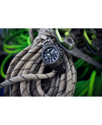 Eco-Drive Men's Chronograph Promaster Land Gray-Tone Stainless Steel Bracelet Watch 44mm