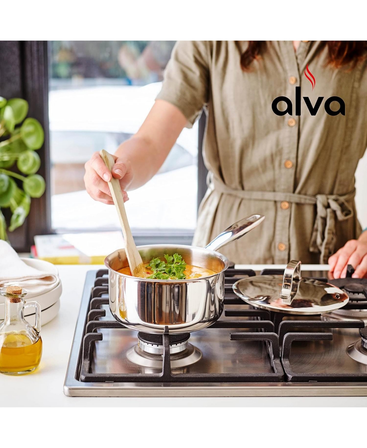 Alva Maestro Stainless Steel Saucepan 2 Qt, 6.3
