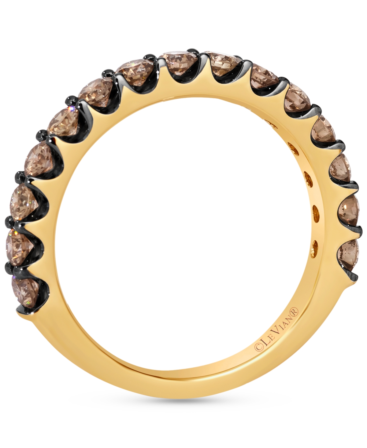 Le Vian Chocolatier Chocolate Diamond Band (1 ct. t.w) in 14k Gold