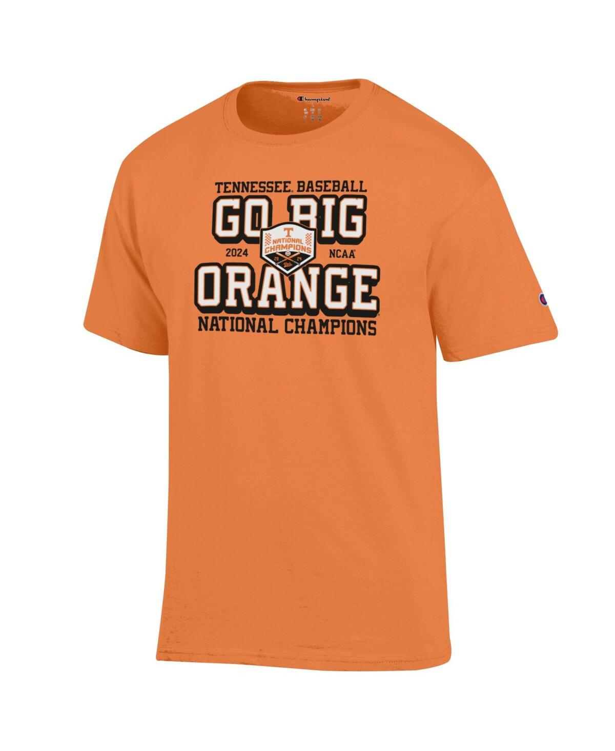 Champion Men's Tennessee Orange Tennessee Volunteers 2024 Ncaa Men's Baseball College World Series S In Tennessee Orange