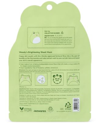 Squishmallow Wendy Brightening Sheet Mask