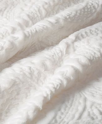 Arya Embroidered Medallion Faux Fur 3-Pc. Comforter Set, King/California King