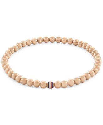 Beaded Stainless Steel Stretch Bracelet