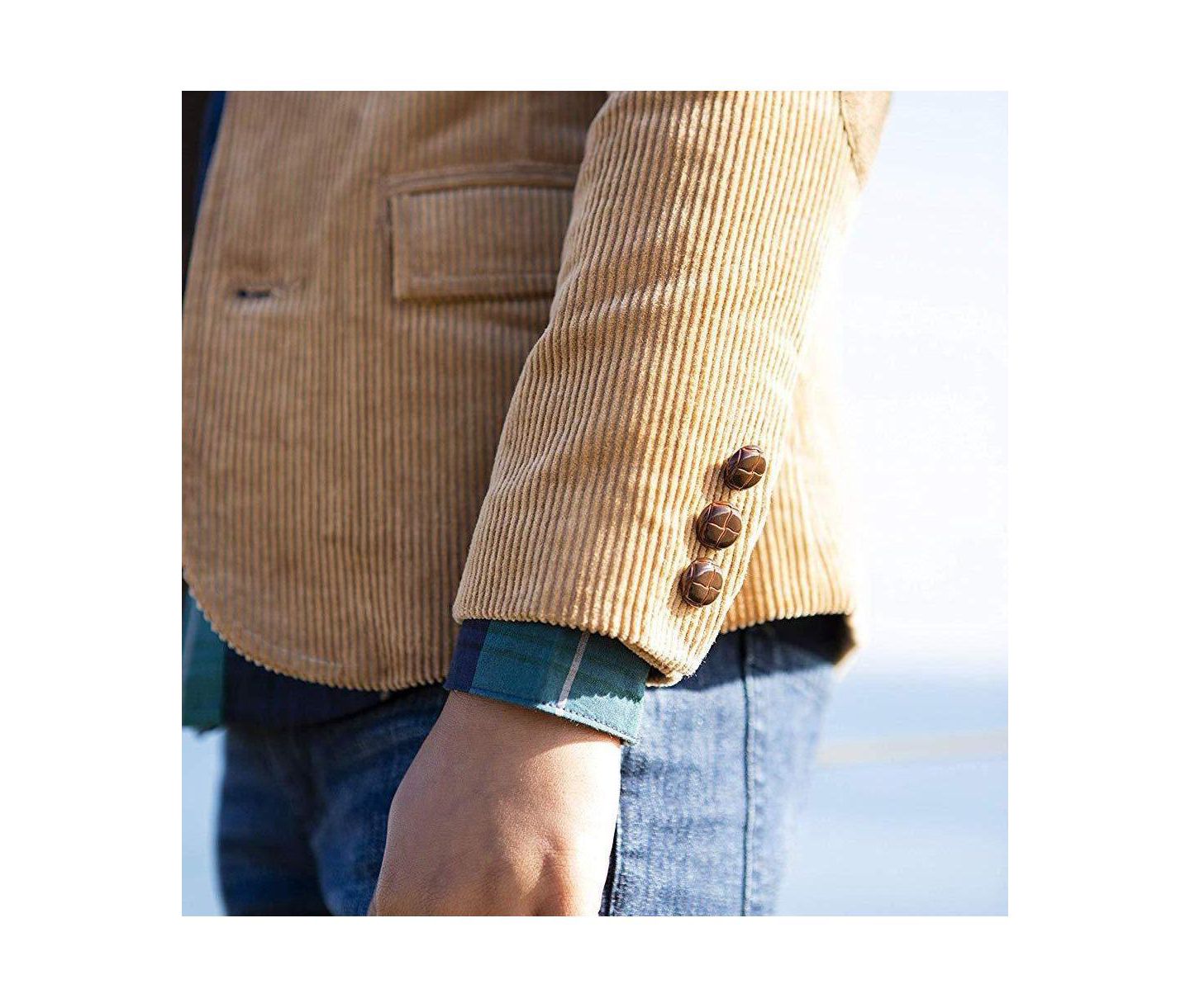 Пиджак Hope & Henry Organic Corduroy Blazer для мальчиков, цвет: Средний коричневый — фото 4