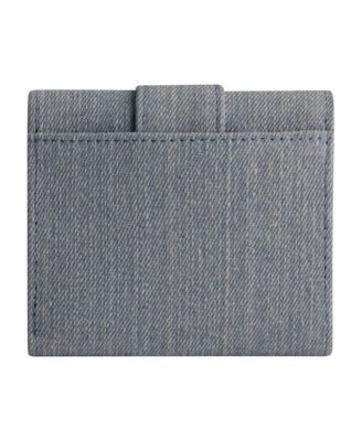 Denim Small Horseshoe Wallet