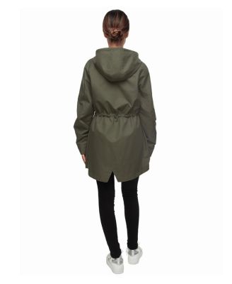 Women's Hooded Anorak Trench Coat