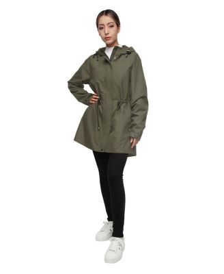 Women's Hooded Anorak Trench Coat