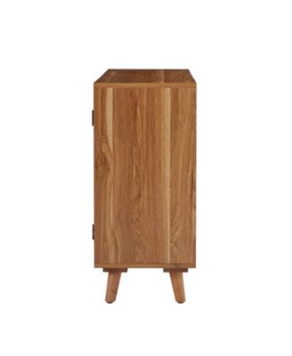Gius Contemporary Accent Cabine with Beech Wood Doors