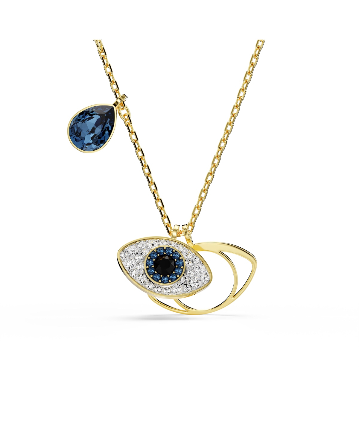 Swarovski Symbolica Evil Eye Pendant Necklace In Multicolored